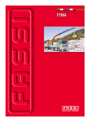 Grues de chargement hydrauliques Fassi F 190 AC 23
