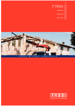 Grues de chargement hydrauliques Fassi F 195 AC 26