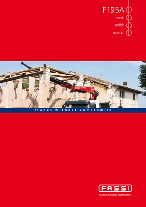 Grues de chargement hydrauliques Fassi F 195 A 23