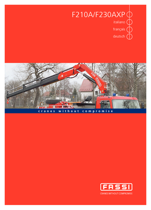 Grues de chargement hydrauliques Fassi F 210 A 22