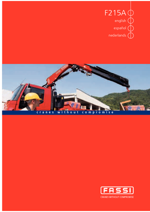 Grues de chargement hydrauliques Fassi F 215 AC 25