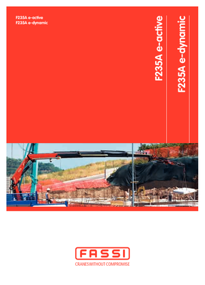 Grues de chargement hydrauliques Fassi F 235 A 0.21 e-active