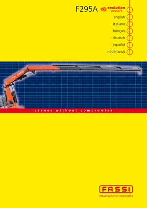 Grues de chargement hydrauliques Fassi F 295 A 26 L 214