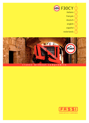 Grues de chargement hydrauliques Fassi F 30 CY 23