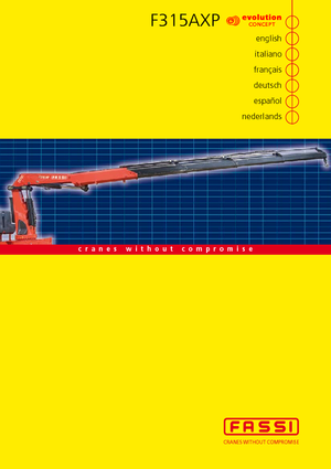 Grues de chargement hydrauliques Fassi F 315 ACXP 24