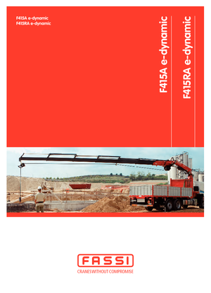 Grues de chargement hydrauliques Fassi F 415 RA 2.24 e-dynamic
