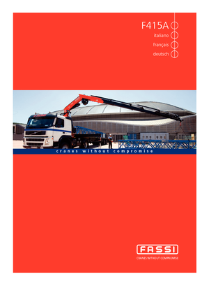 Grues de chargement hydrauliques Fassi F 415 A 28