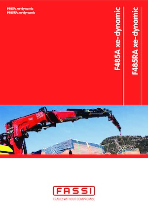 Grues de chargement hydrauliques Fassi F 485 RA 2.25 xe-dynamic