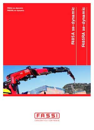 Grues de chargement hydrauliques Fassi F 485 RAC 2.25 xe-dynamic