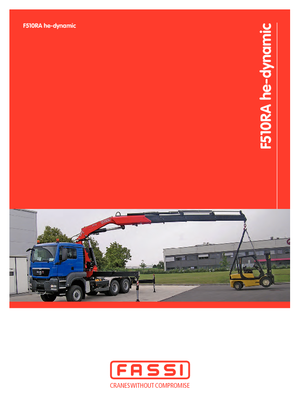 Grues de chargement hydrauliques Fassi F 510 RA 2.25 he-dynamic