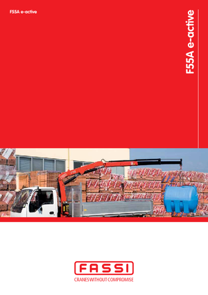 Grues de chargement hydrauliques Fassi F 55 A 0.24 e-active