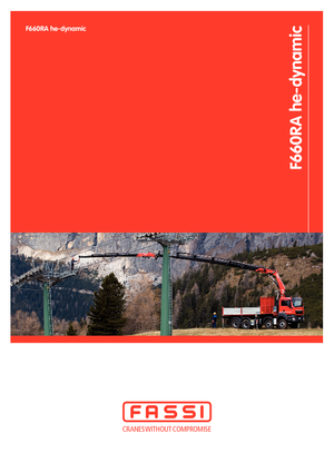 Grues de chargement hydrauliques Fassi F 660 RA 2.22 he-dynamic