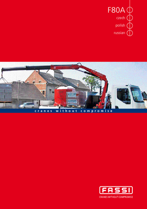 Grues de chargement hydrauliques Fassi F 80 A 24