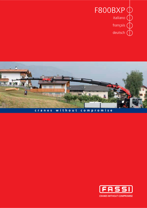 Grues de chargement hydrauliques Fassi F 800 BXP 23