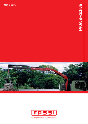 Grues de chargement hydrauliques Fassi F 90 AC 0.22 e-active