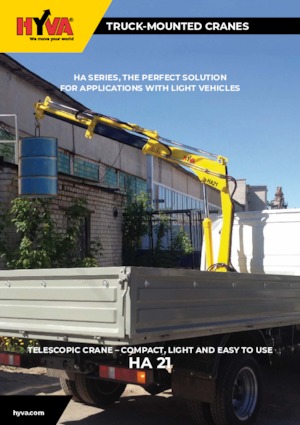 Grues de chargement hydrauliques Hyva Crane HA 21 E2