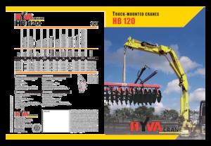 Grues de chargement hydrauliques Hyva Crane HB 120 E1