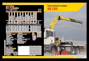 Grues de chargement hydrauliques Hyva Crane HB 280 E1