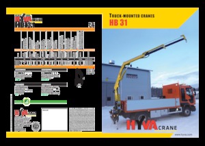 Grues de chargement hydrauliques Hyva Crane HB 31 E1
