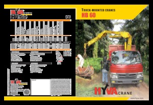 Grues de chargement hydrauliques Hyva Crane HB 60 E1