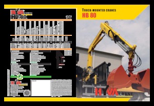 Grues de chargement hydrauliques Hyva Crane HB 80 E1