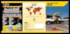 Grues de chargement hydrauliques Hyva Crane HC 101X 