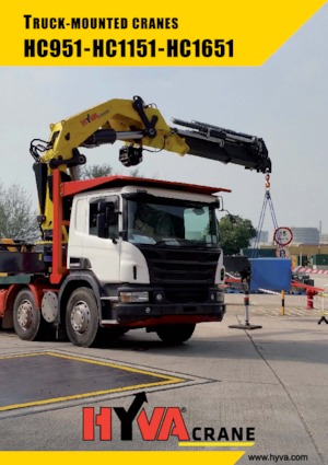 Grues de chargement hydrauliques Hyva Crane HC 1151 J6 