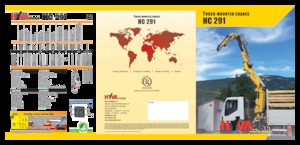 Grues de chargement hydrauliques Hyva Crane HC 291X 