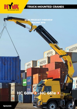 Grues de chargement hydrauliques Hyva Crane HC 661e E4 