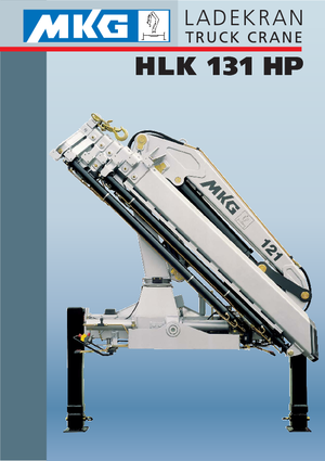 Grues de chargement hydrauliques MKG HLK 131 HP a1