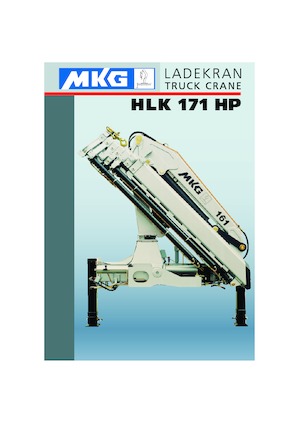 Grues de chargement hydrauliques MKG HLK 171 HP a4