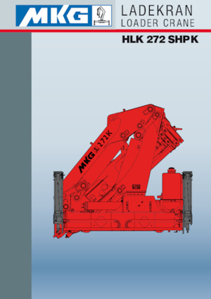 Grues de chargement hydrauliques MKG HLK 272 SHP K a5