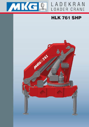 Grues de chargement hydrauliques MKG HLK 761 SHP a7