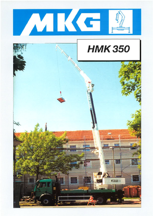 Grues de chargement hydrauliques MKG HMK 350 Ta2-a2