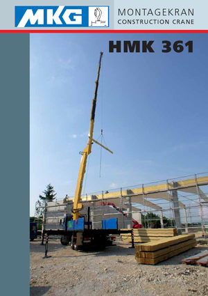 Grues de chargement hydrauliques MKG HMK 361 a3 L