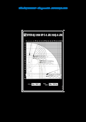 Grues de chargement hydrauliques Effer IQ.1200 HP E9