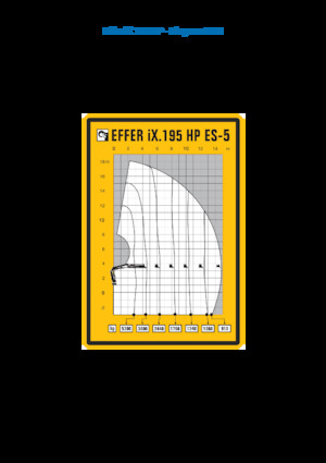 Grues de chargement hydrauliques Effer IX.195 HP ES5