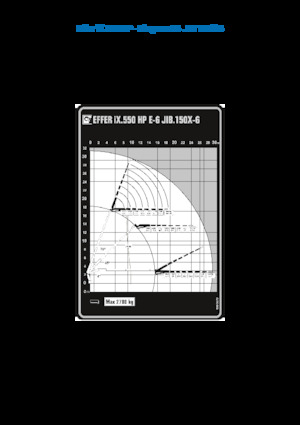 Grues de chargement hydrauliques Effer IX.550 HP E6