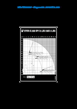 Grues de chargement hydrauliques Effer IX.550 HP E8