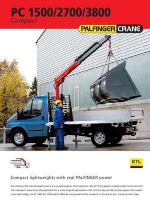 Grues de chargement hydrauliques Palfinger PC 1500 A