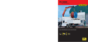 Grues de chargement hydrauliques Palfinger PK 10000 C
