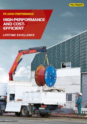 Grues de chargement hydrauliques Palfinger PK 10000 B