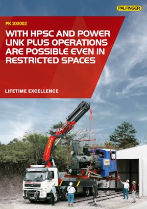 Grues de chargement hydrauliques Palfinger PK 100002 HPLS D