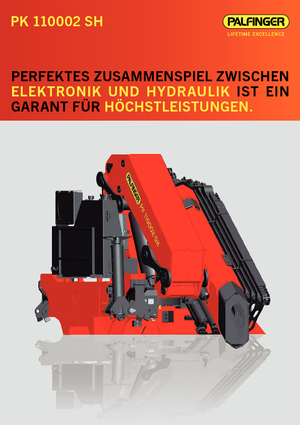 Grues de chargement hydrauliques Palfinger PK 110002 SH H