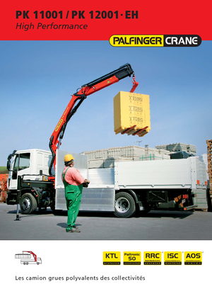 Grues de chargement hydrauliques Palfinger PK 12001 EH C