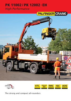 Grues de chargement hydrauliques Palfinger PK 12002 EH D
