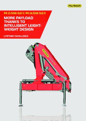 Grues de chargement hydrauliques Palfinger PK 14.501K SLD 5