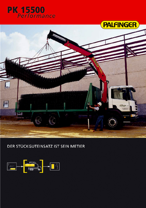 Grues de chargement hydrauliques Palfinger PK 15500 C