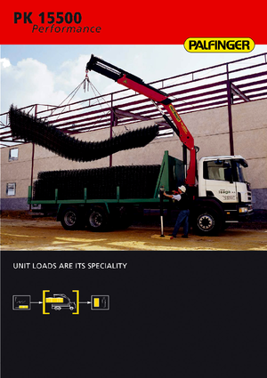 Grues de chargement hydrauliques Palfinger PK 15500 C