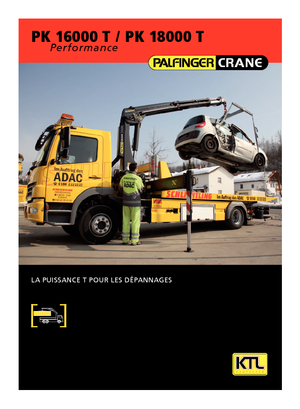 Grues de chargement hydrauliques Palfinger PK 18000 TC  HPLS
